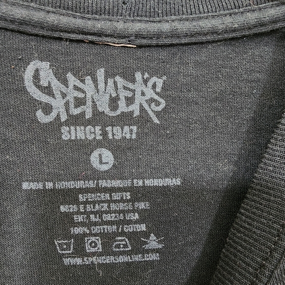 Spencer's cat making it rain with 100 dollar bills graphic tee men's size large - Picture 2 of 9